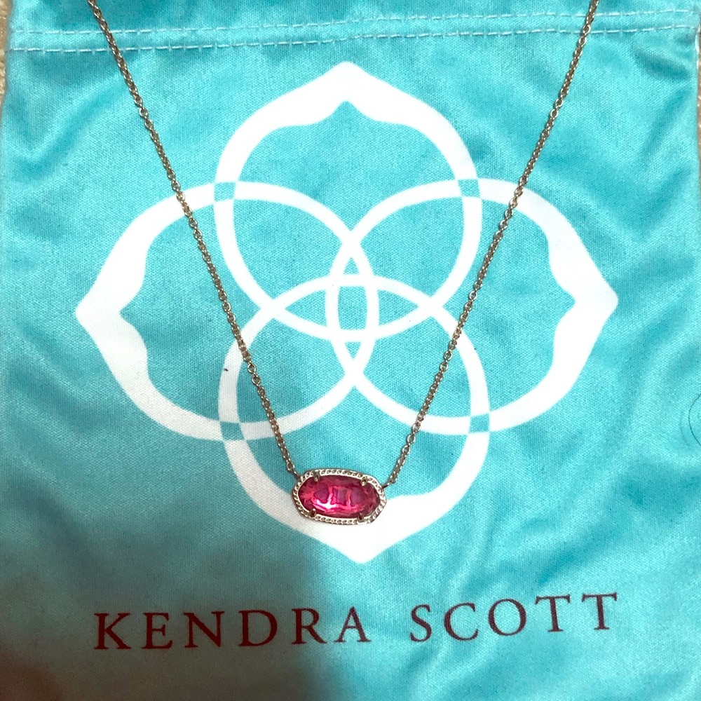 Like new Kendra Scott ruby necklace
